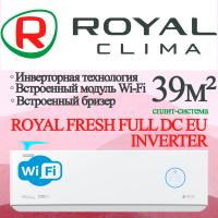 ROYAL CLIMA Инверторная сплит-система+бризер серии ROYAL FRESH FULL DC EU INVERTER RCI-RF40HN с установкой